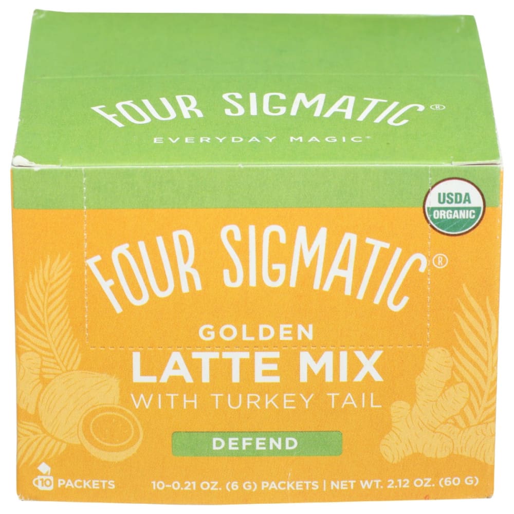FOUR SIGMATIC: GOLDEN LATTE MUSHROOM MIX (2.120 OZ) - Grocery > Beverages > Coffee Tea & Hot Cocoa - FOUR SIGMATIC