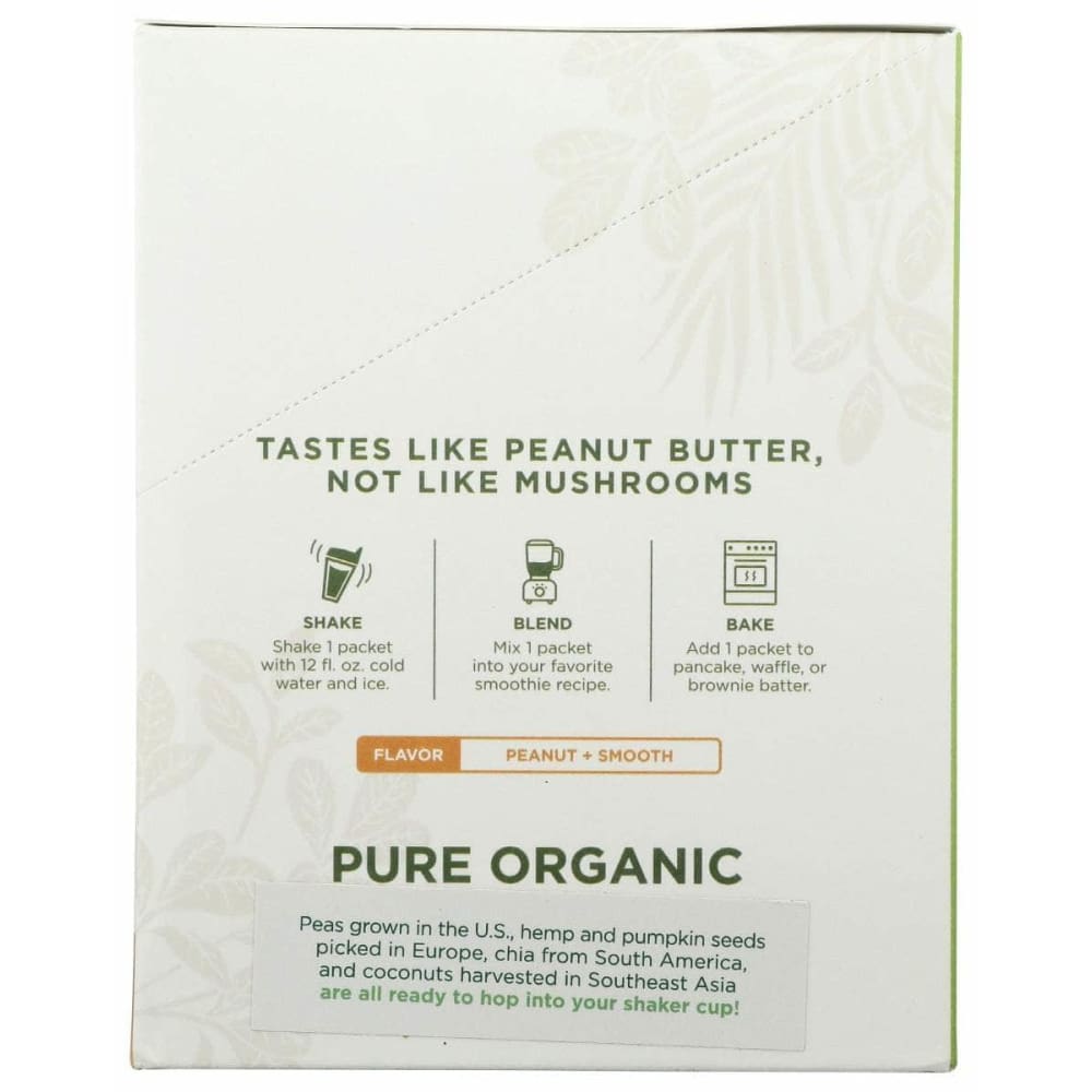 FOUR SIGMATIC Four Sigmatic Plant Based Protein Powder Peanut Butter Box, 14.1 Oz