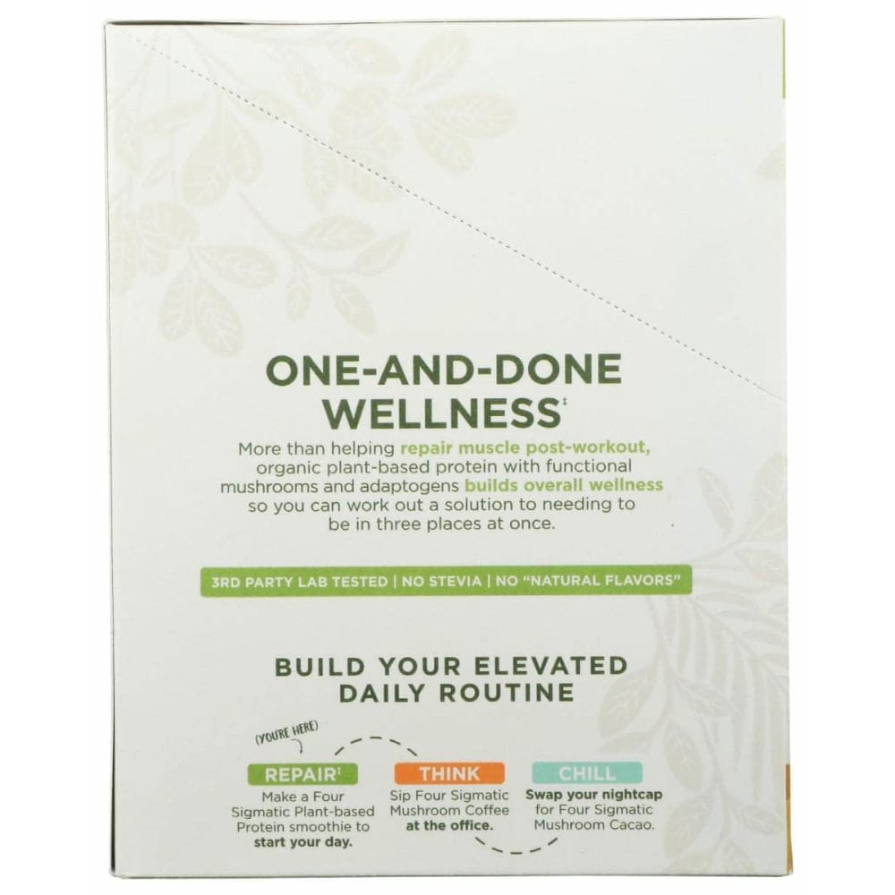 FOUR SIGMATIC Four Sigmatic Plant Based Protein Powder Peanut Butter Box, 14.1 Oz