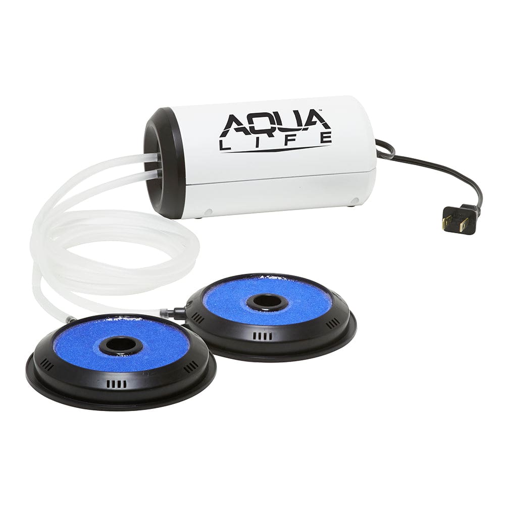 Frabill Aqua-Life® Aerator Dual Output 110V - Greater Than 100 Gallons - Marine Plumbing & Ventilation | Livewell Pumps - Frabill