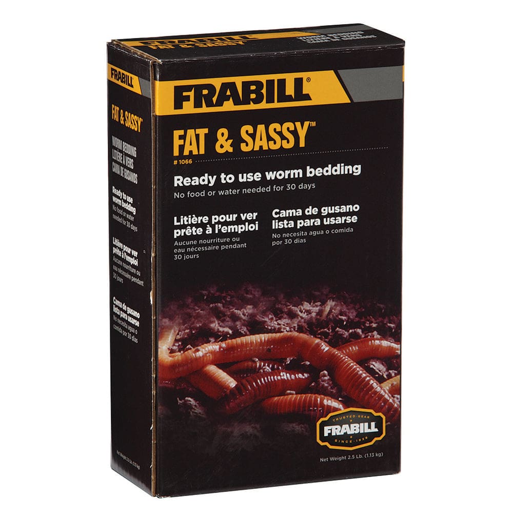 Frabill Fat & Sassy Pre-Mixed Worm Bedding - 2.5lbs - Hunting & Fishing | Bait Management - Frabill