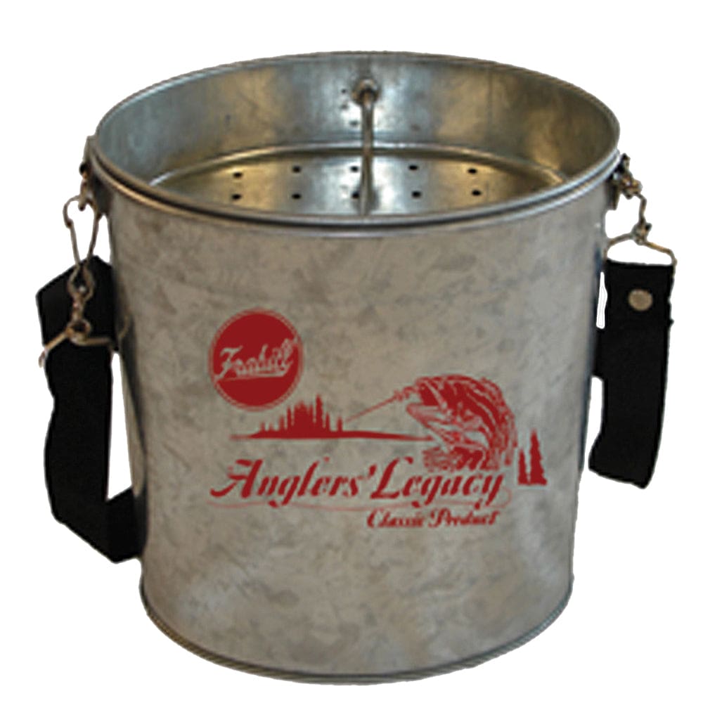 Frabill Galvanized Wade Bucket - 2 Quart - Hunting & Fishing | Bait Management - Frabill