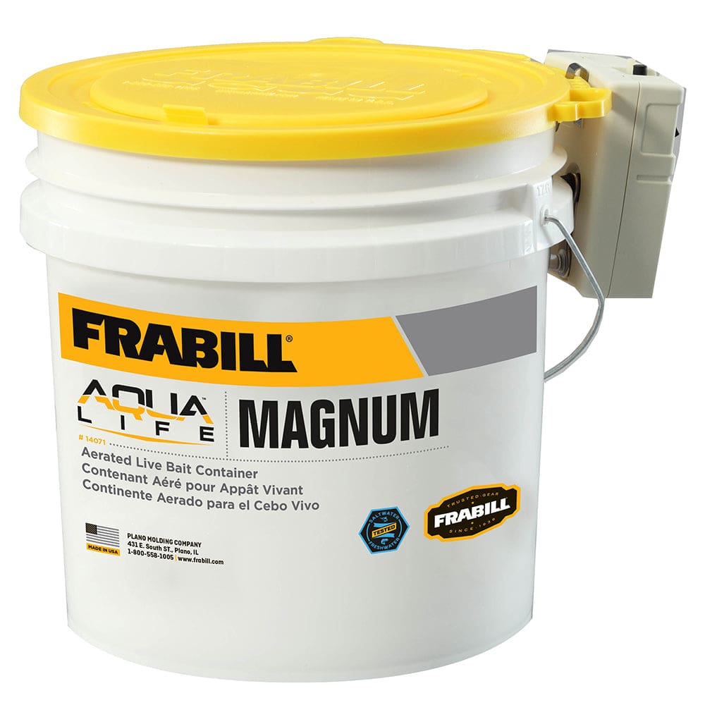 Frabill Magnum Bucket - 4.25 Gallons w/ Aerator - Marine Plumbing & Ventilation | Livewell Pumps,Hunting & Fishing | Bait Management -