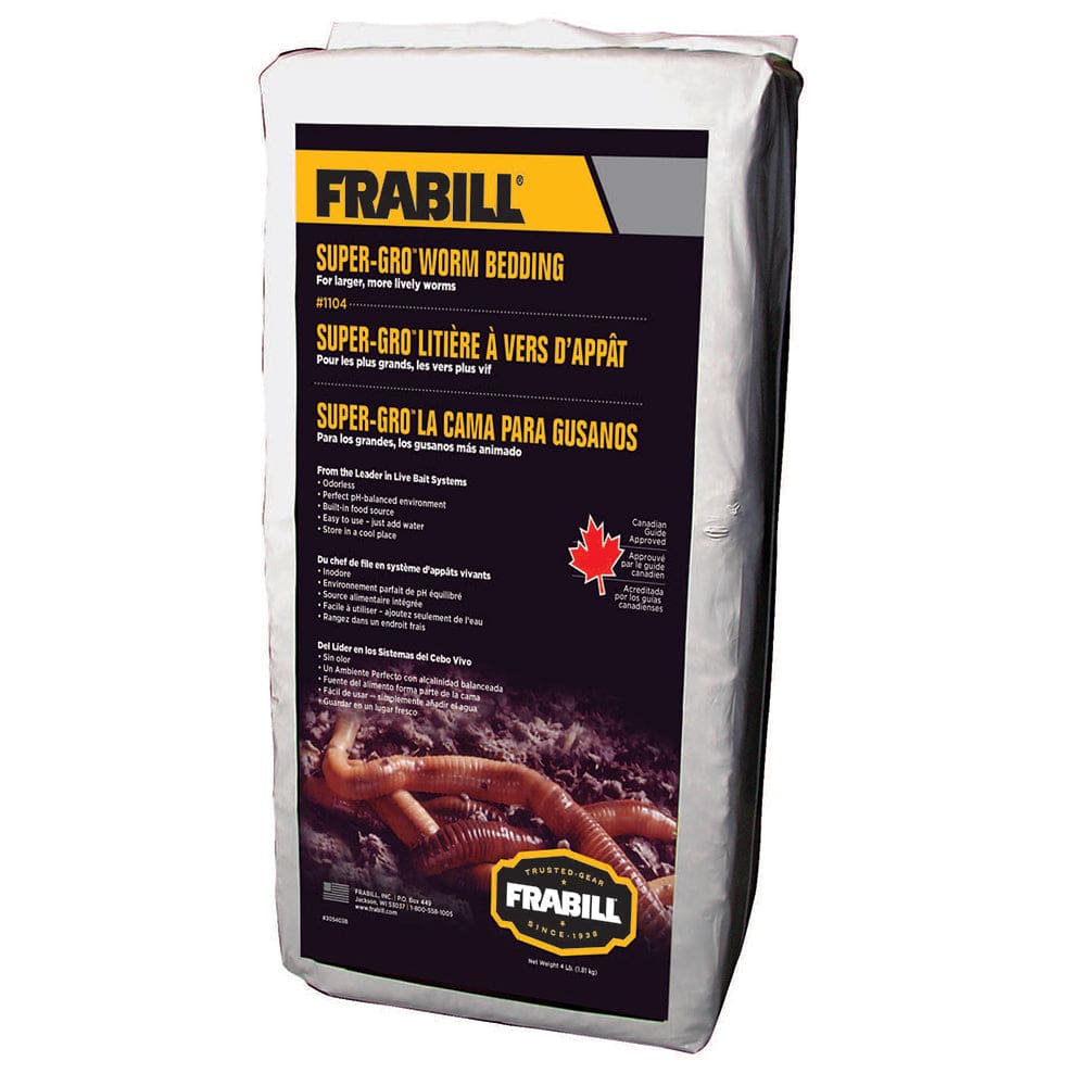 Frabill Super-Gro® Worm Bedding - 4lbs (Pack of 3) - Hunting & Fishing | Bait Management - Frabill