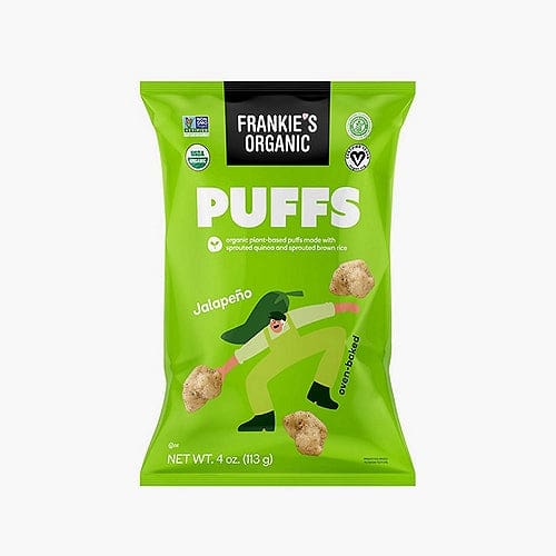 FRANKIES: Jalapeno Puffs 4 oz (Pack of 5) - Puffed Snacks - FRANKIES