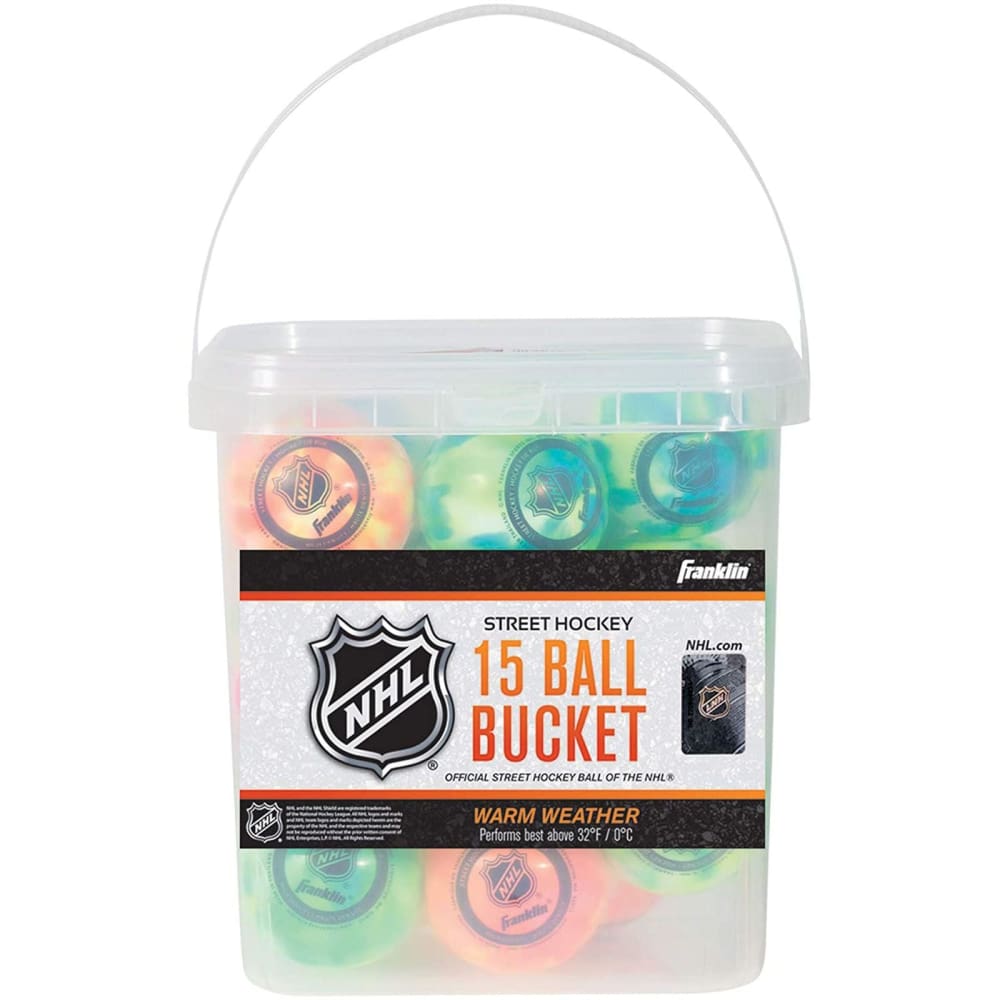 Franklin NHL Extreme Color High-Density Street Hockey Balls 15 pk. - Franklin