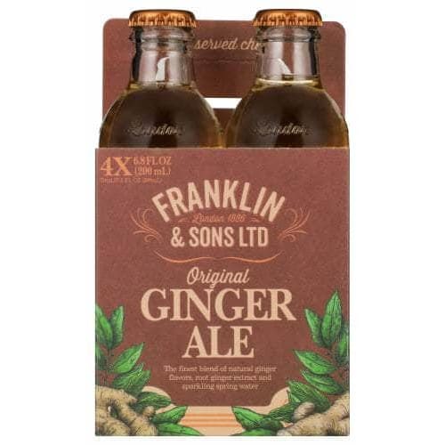 FRANKLIN & SONS Franklin & Sons Ginger Ale 4Pk, 800 Ml