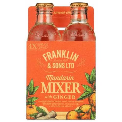 FRANKLIN & SONS Franklin & Sons Mandarin & Ginger 4Pk, 800 Ml