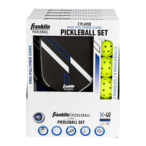 Franklin Sports Oasis 2 Player Poly Pickleball Paddle Set - Home/WOW Deals/Home Deals/ - Franklin