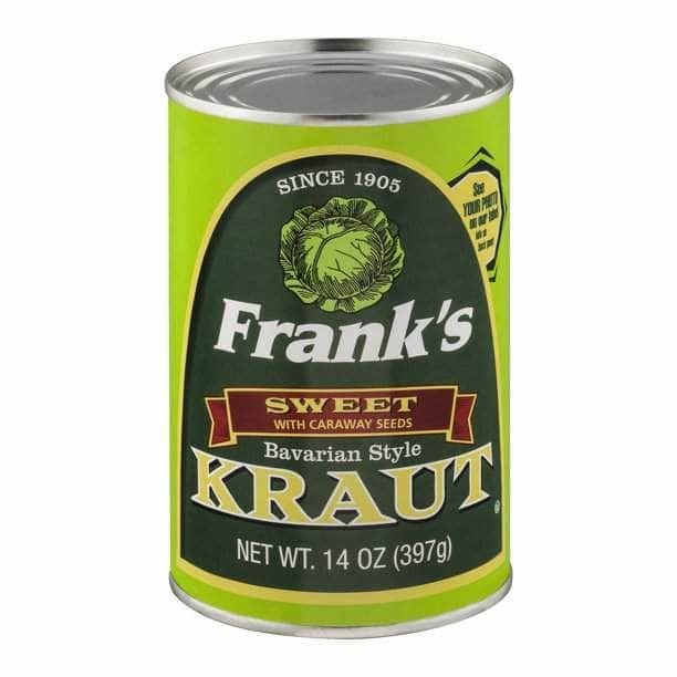 FRANKS FRANKS Bavarian Style Sauerkraut, 14 oz