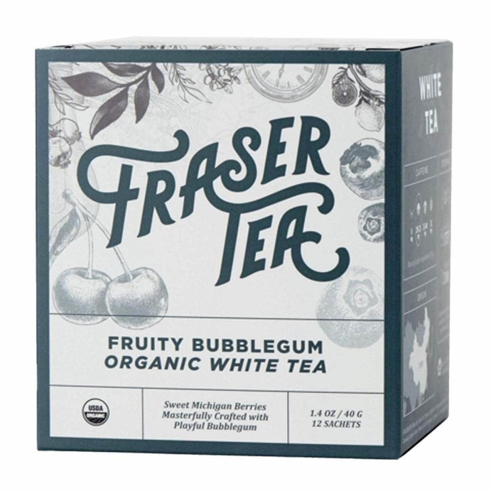 Fraser Tea Fraser Tea Tea Fruit Bubblegum White Organic, 1.4 oz