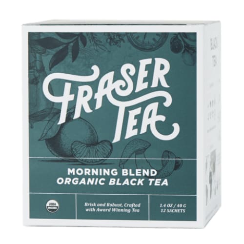 Fraser Tea Fraser Tea Tea Morning Blend Black Organic, 1.4 oz