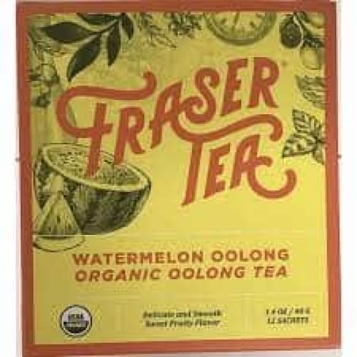 FRASER TEA Grocery > Beverages > Coffee, Tea & Hot Cocoa FRASER TEA: Tea Watermelon Oolong Org, 1.4 oz