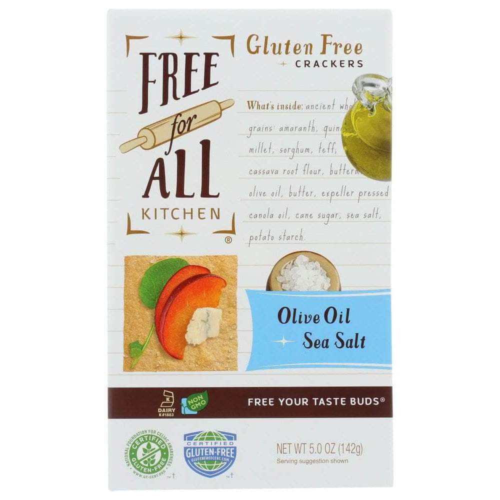 FREE FOR ALL KITCHEN GF Free For All Kitchen Olive Oil Sea Salt Gluten Free Crackers, 5 Oz