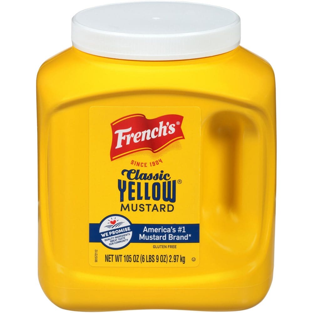 French’s 100% Natural Classic Yellow Mustard (105 oz.) (Pack of 2) - Condiments Oils & Sauces - French’s