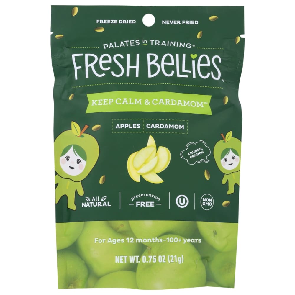 FRESH BELLIES: Keep Calm and Cardamom Toddler Snack 0.75 oz (Pack of 4) - FRESH BELLIES