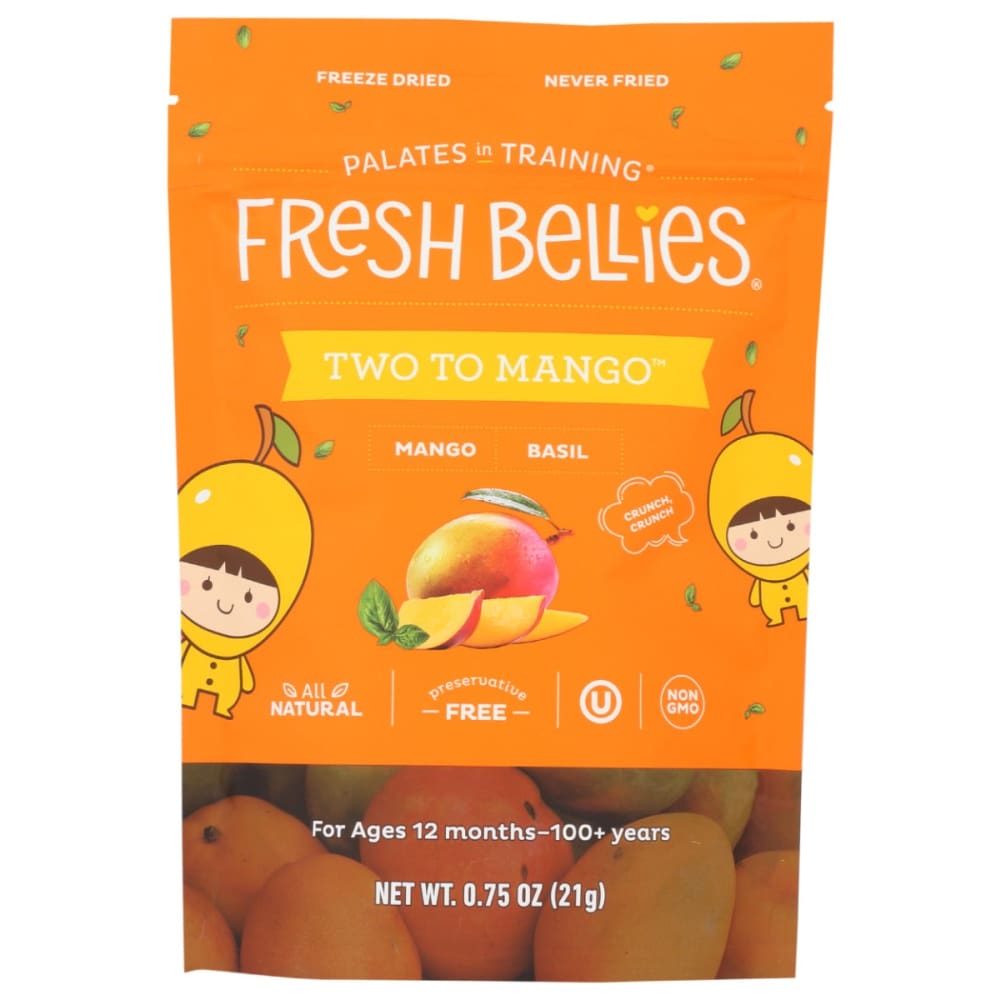 FRESH BELLIES: Two To Mango Toddler Snack 0.75 oz (Pack of 4) - FRESH BELLIES