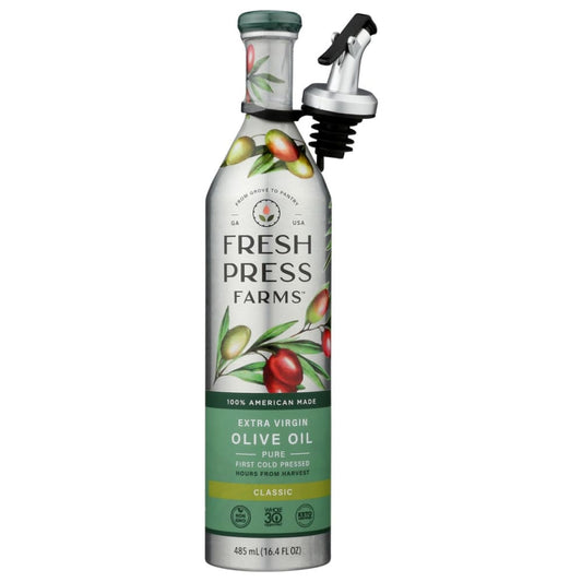 FRESH PRESS FARMS: Classic Extra Virgin Olive Oil 485 ml (Pack of 2) - Grocery > Cooking & Baking > Cooking Oils & Sprays - FRESH PRESS