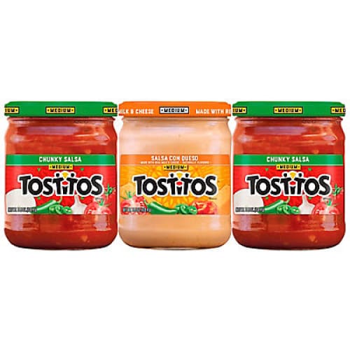 Frito-Lay Medium Salsa/Queso Dip Pack 3 ct./15.5 oz. - Home/Seasonal/Game Day/Game Day Foods/ - ShelHealth
