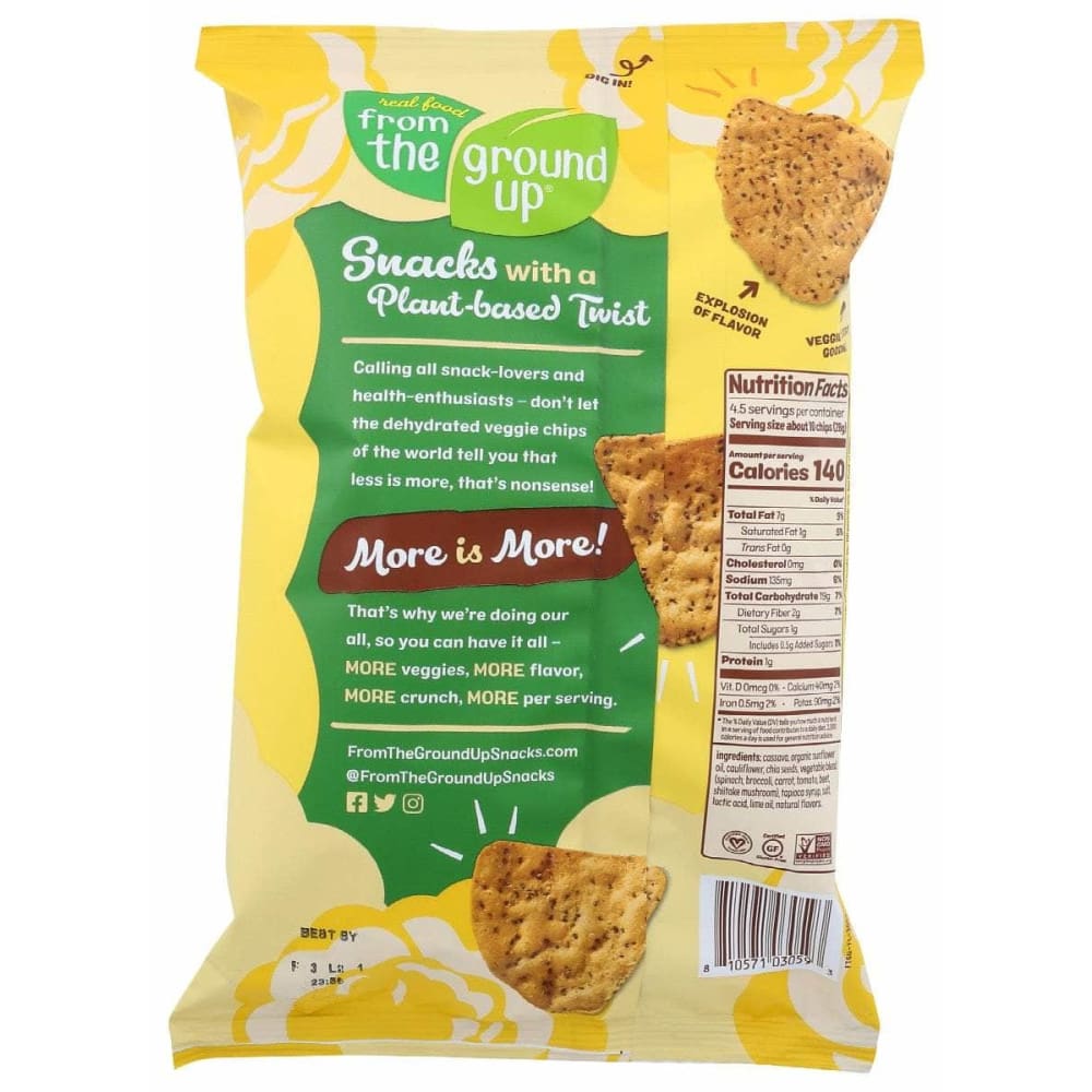 FROM THE GROUND UP From The Ground Up Chip Trtlla Clflwr Lime, 4.5 Oz