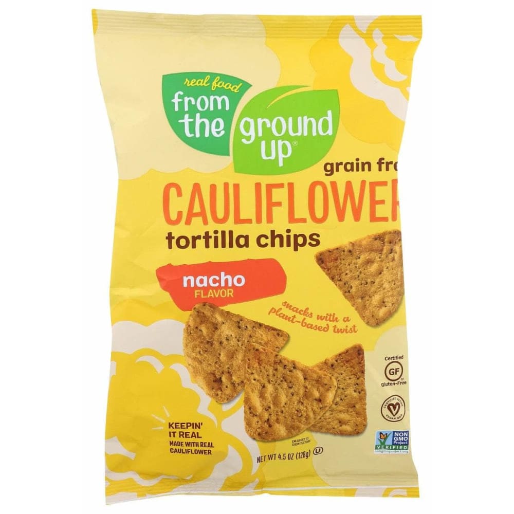 FROM THE GROUND UP From The Ground Up Chip Trtlla Clflwr Nacho, 4.5 Oz