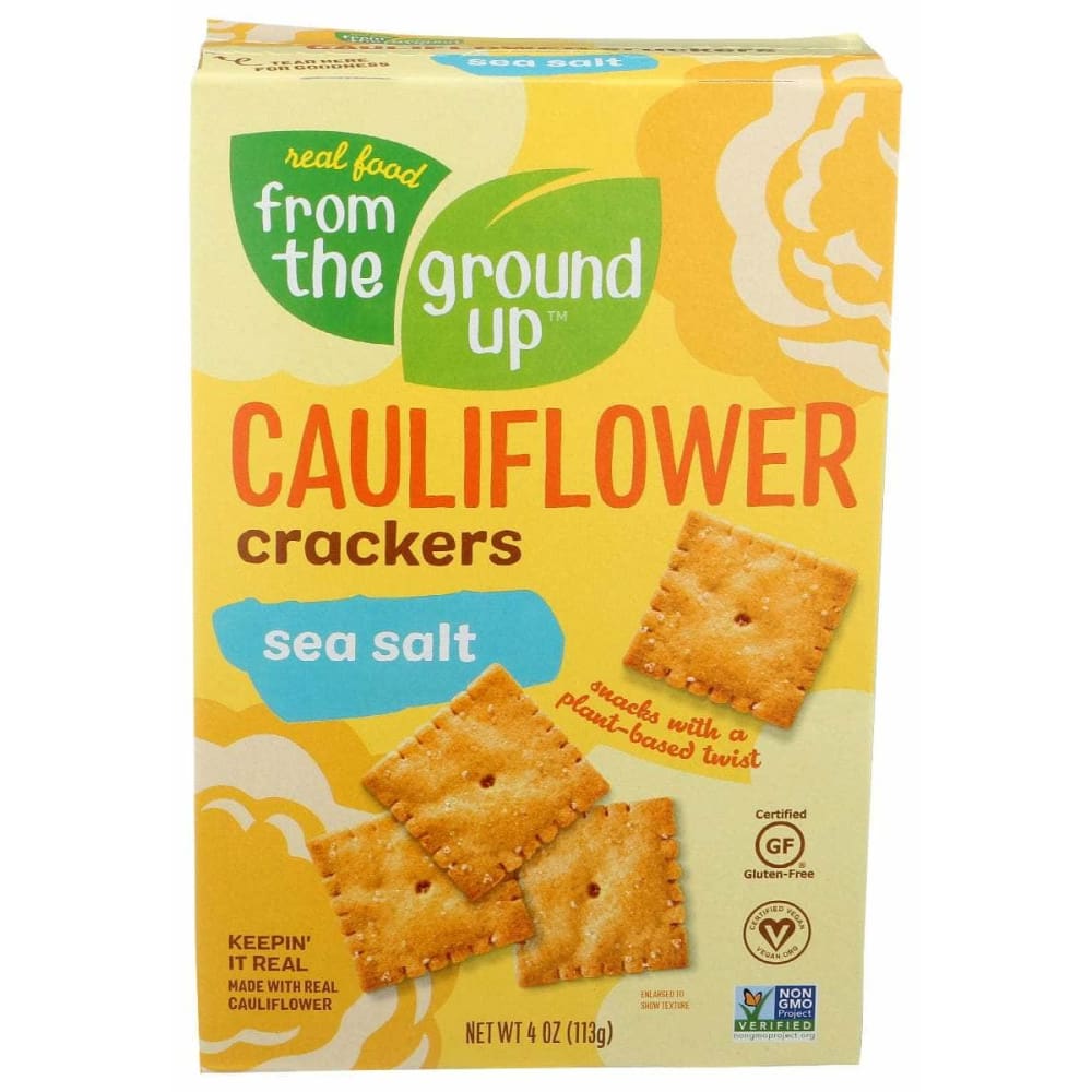 FROM THE GROUND UP FROM THE GROUND UP Sea Salt Cauliflower Crackers, 4 oz