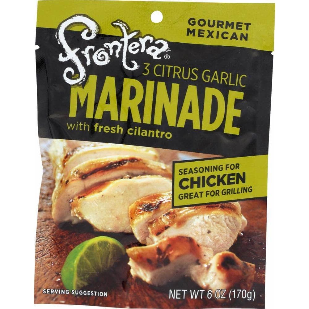Frontera Frontera 3 Citrus Garlic Marinade with Fresh Cilantro, 6 oz