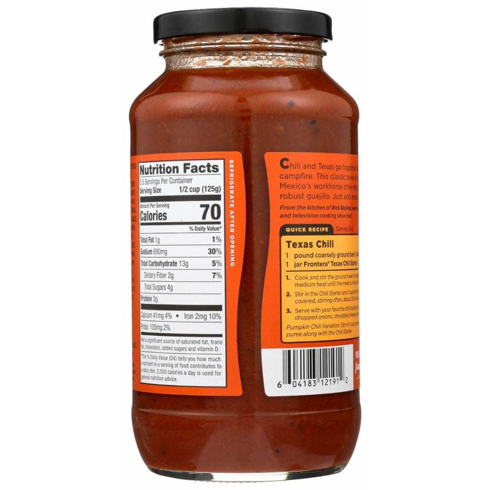 FRONTERA Grocery > Pantry > Condiments FRONTERA: Chili Starter Texas, 24 oz