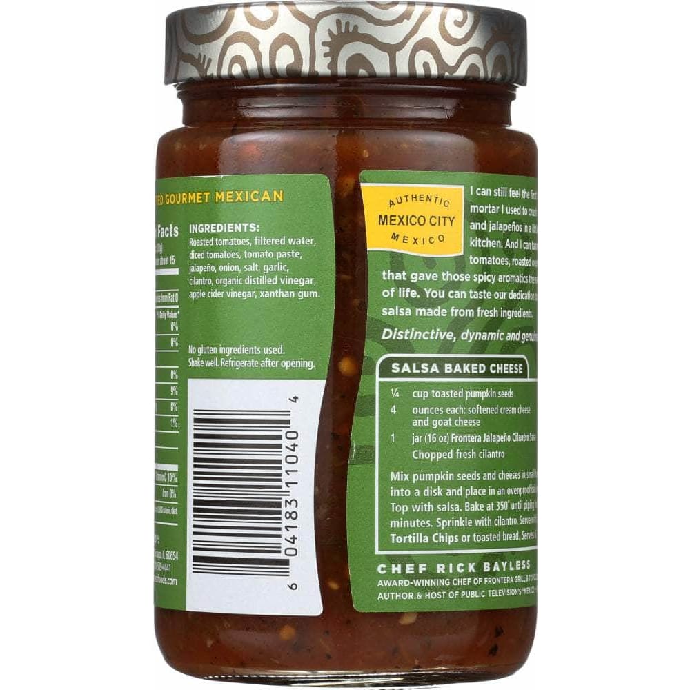 Frontera Frontera Mexican Salsa Medium Jalapeno Cilantro, 16 oz