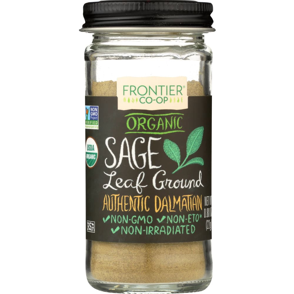 FRONTIER HERB: Bottle Sage Leaf Organic 0.8 oz (Pack of 4) - Grocery > Natural Snacks > Snacks - FRONTIER CO-OP