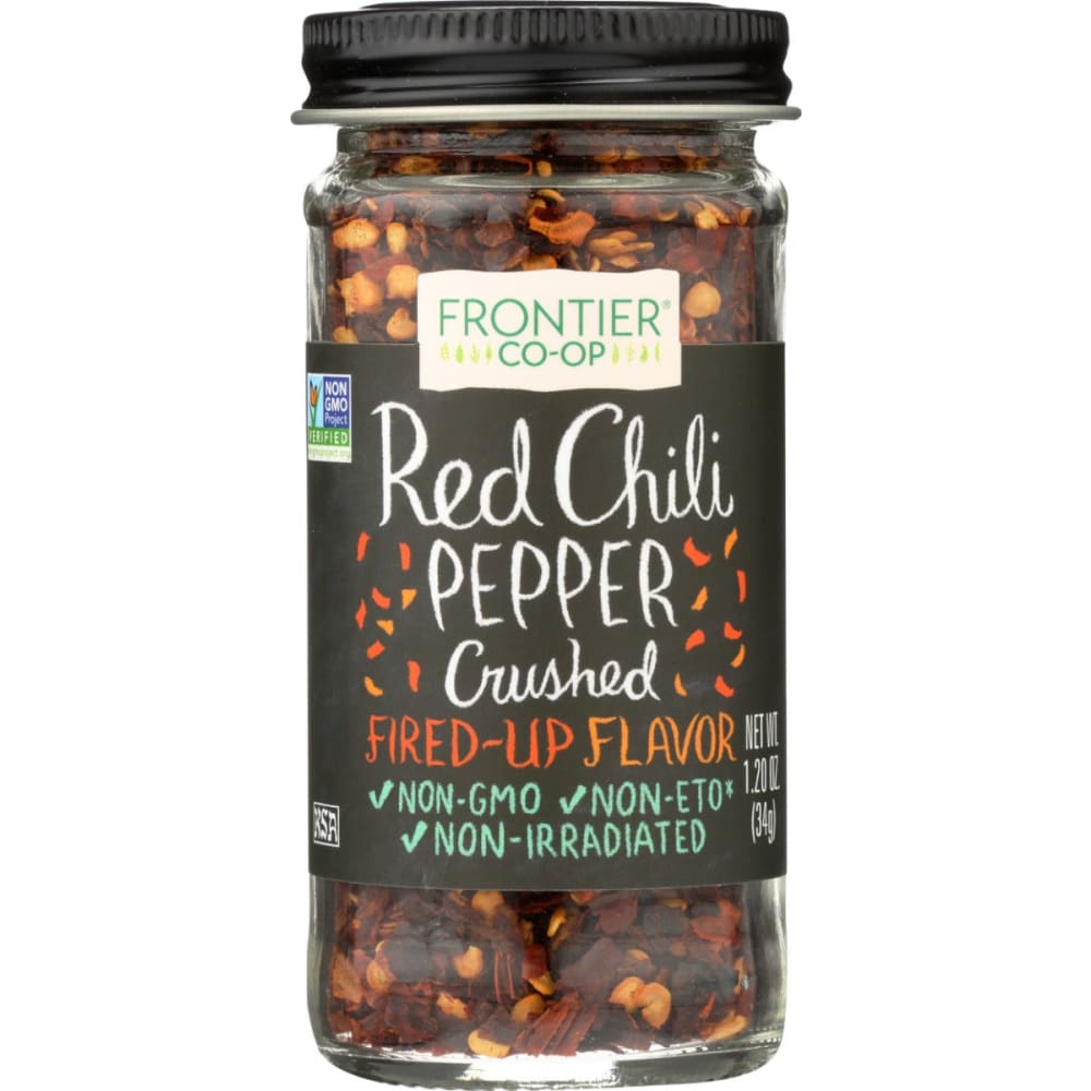FRONTIER HERB: Chili Peppers Red Crushed 1.2 OZ (Pack of 5) - FRONTIER HERB