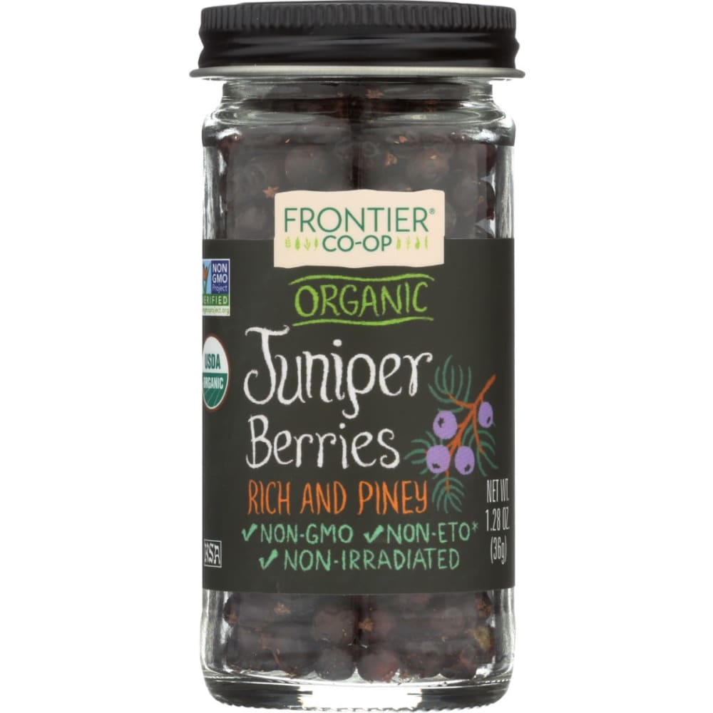 FRONTIER HERB: Juniper Berry Org 1.3 oz (Pack of 5) - FRONTIER HERB