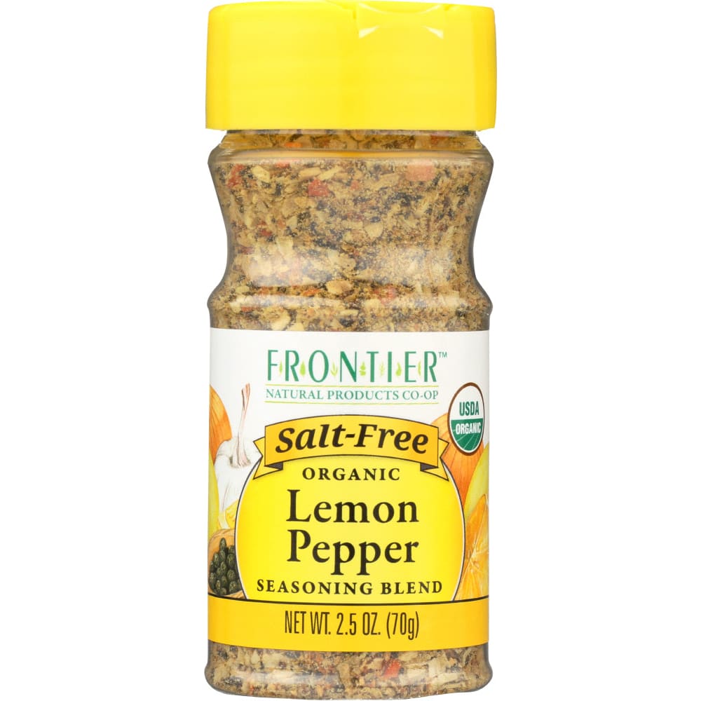 FRONTIER HERB: Lemon Pepper Salt Free 2.5 oz (Pack of 5) - Grocery > Natural Snacks > Snacks - FRONTIER CO-OP