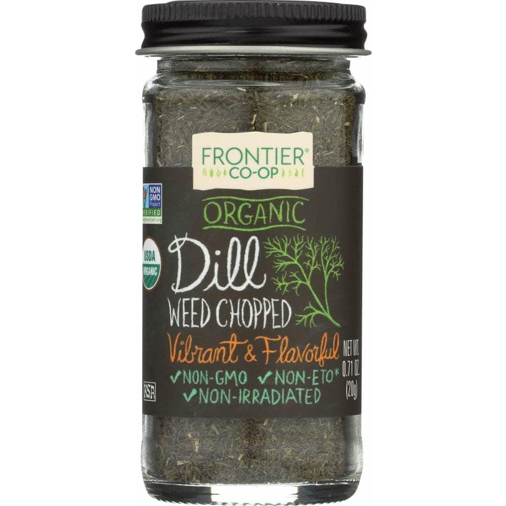 Frontier Co-Op Frontier Herb Organic Dill Weed Chopped Bottle, 0.71 oz