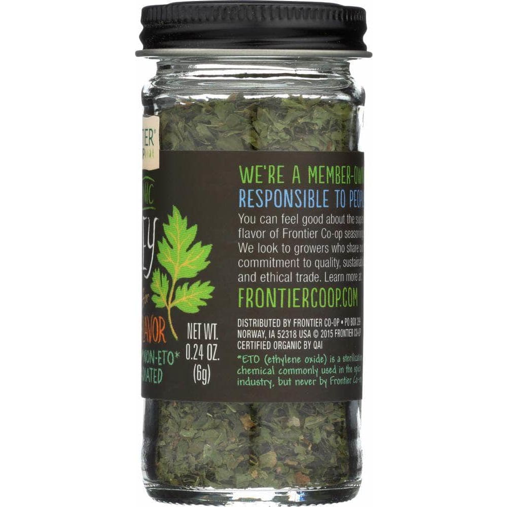 Frontier Co-Op Frontier Herb Organic Parsley Bottle, 0.24 oz