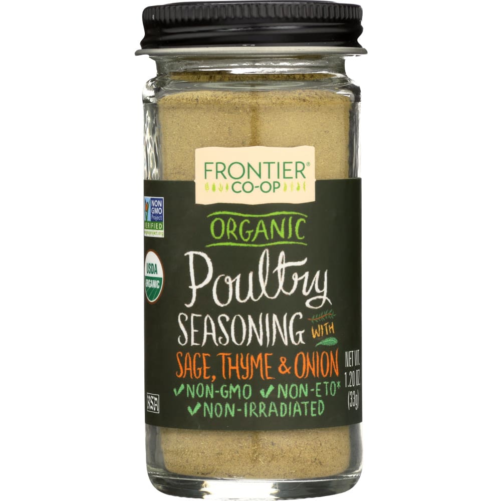 FRONTIER HERB: Organic Poultry Seasoning 1.44 oz (Pack of 5) - FRONTIER HERB