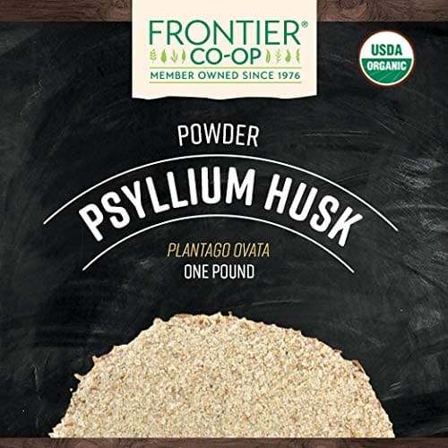 FRONTIER HERB: Psyllium Husk Powder Org 16 oz - FRONTIER HERB