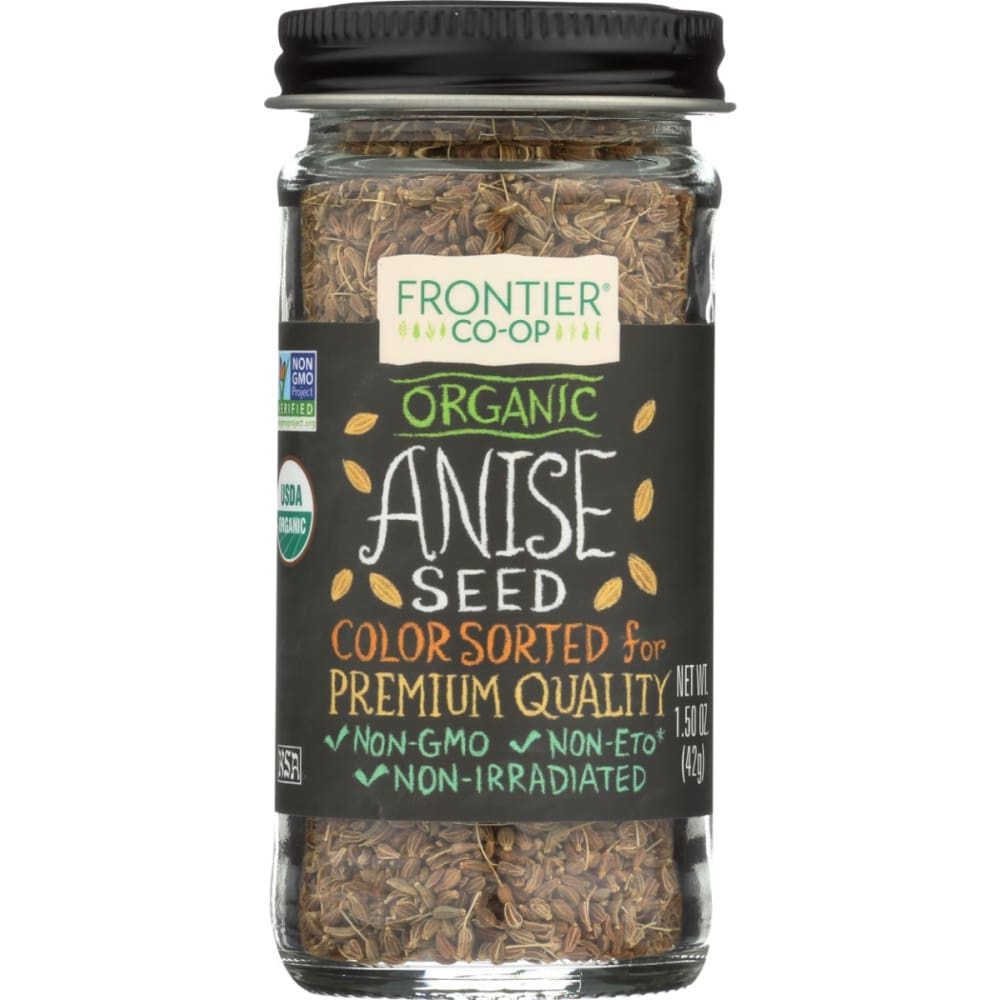 FRONTIER HERB: Ssnng Anise Seed Org 1.5 oz (Pack of 5) - FRONTIER HERB