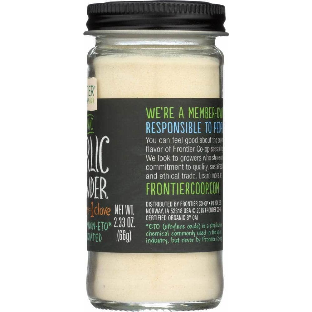 Frontier Co-Op Frontier Natural Products Organic Garlic Powder, 2.33 oz