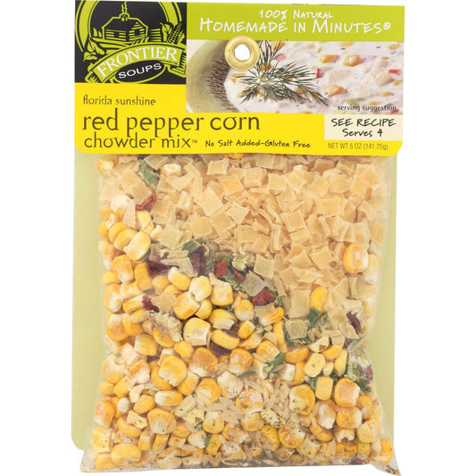 FRONTIER SOUPS: Homemade in Minutes Florida Sunshine Red Pepper Corn Chowder Mix 5 oz (Pack of 4) - Pantry > Food - FRONTIER SOUPS