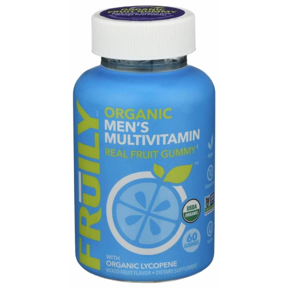 FRUILY Vitamins & Supplements > Miscellaneous Supplements FRUILY: Organic Mens Multivitamin Gummy, 60 ea