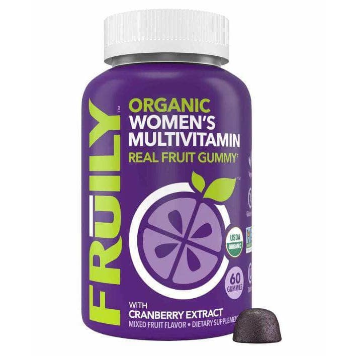 FRUILY Vitamins & Supplements > Vitamins & Minerals FRUILY: Organic Womens Multivitamin Gummy, 60 ea