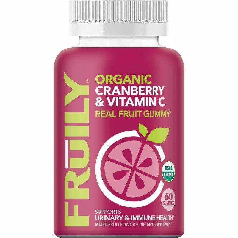 FRUILY Vitamins & Supplements > Vitamins & Minerals FRUILY: Vitamin C Cranberry Gummy, 60 ea