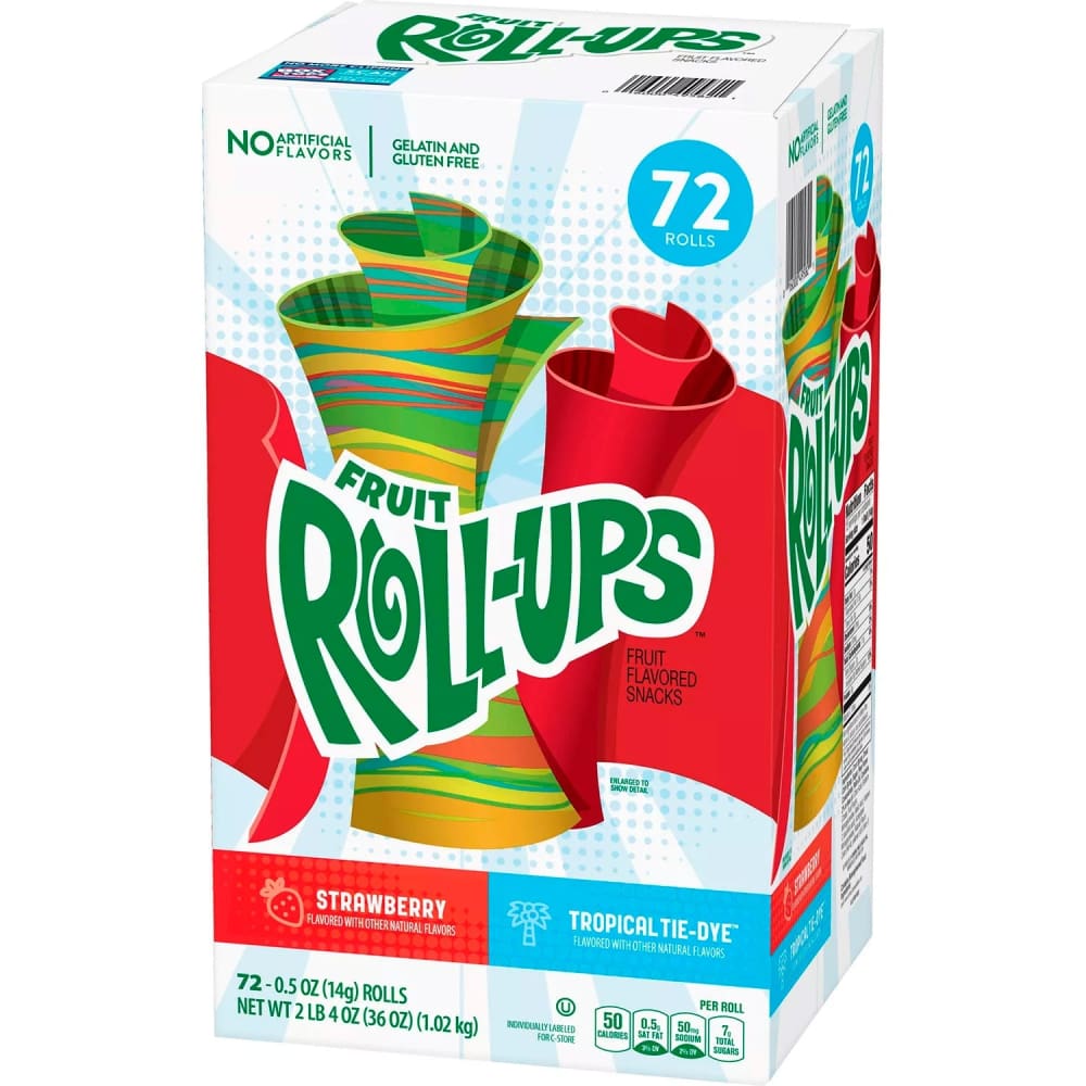 Fruit Roll-Ups Fruit Snacks Variety Pack - 0.5 oz - 72 ct - Fruit Snacks - General Mills