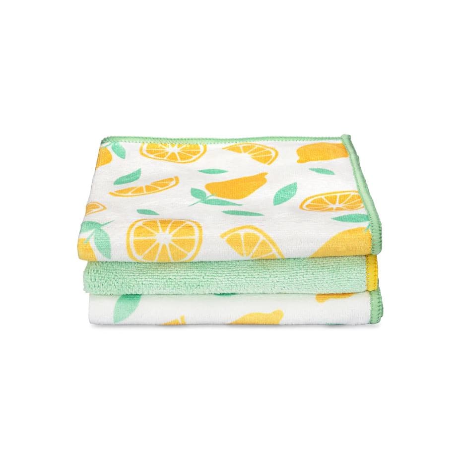 FULL CIRCLE HOME: Renew Recycled Microfiber All Purpose Cloth 3 pc - General Merchandise > HOUSEHOLD CLEANERS & SUPPLIES > DISHWASHING