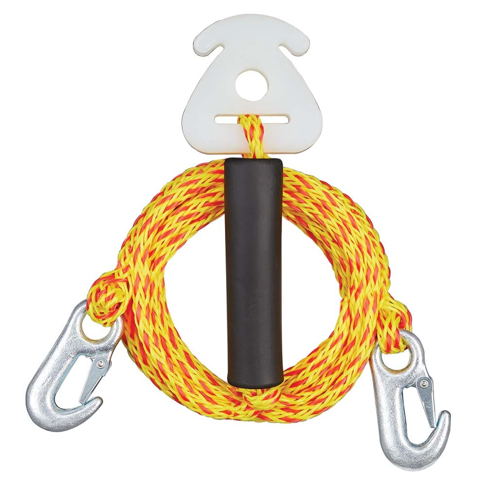 Full Throttle 8’ Ski/ Tube Tow Harness - Yellow/ Orange - Watersports | Towable Ropes - Full Throttle