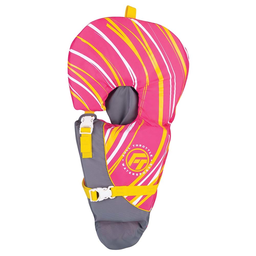 Full Throttle Baby-Safe Life Vest - Infant to 30lbs - Pink - Marine Safety | Personal Flotation Devices - Full Throttle