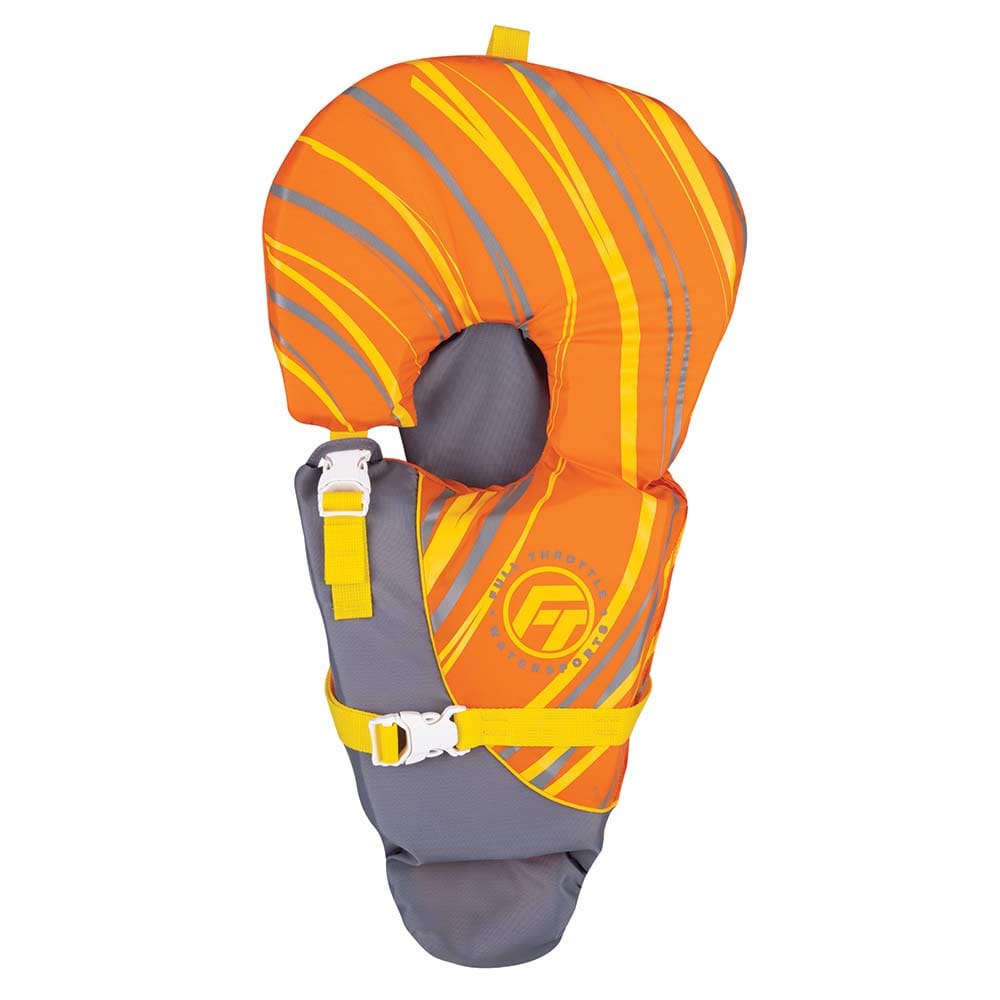 Full Throttle Baby-Safe Vest - Infant to 30lbs - Orange/ Grey - Marine Safety | Personal Flotation Devices - Full Throttle