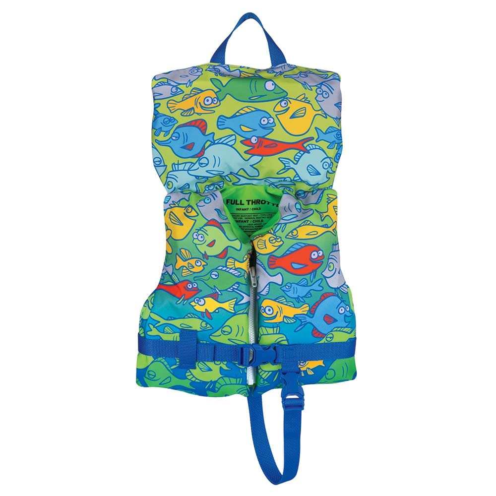 Full Throttle Character Vest - Infant/ Child Less Than 50lbs - Fish - Marine Safety | Personal Flotation Devices - Full Throttle