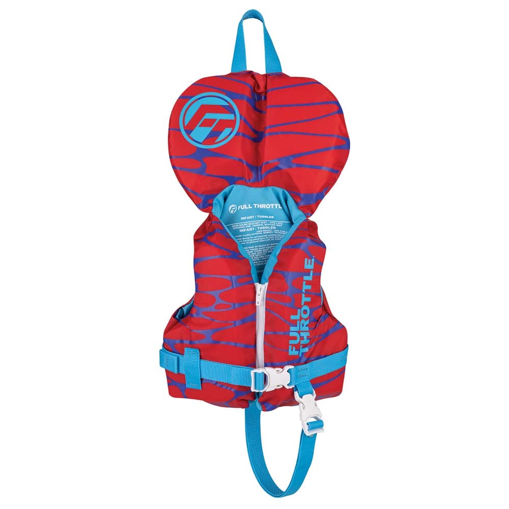 Full Throttle Infant Nylon Life Jacket - Red - Watersports | Life Vests,Marine Safety | Personal Flotation Devices - Full Throttle